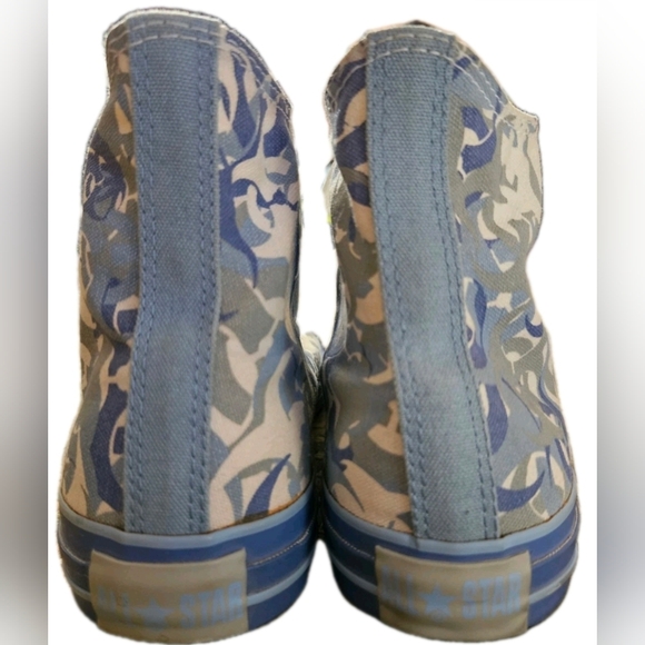 Converse Chuck Taylor All Star Vtg High-Top Sneakers Aquatic Specialty Camo - Picture 4 of 10